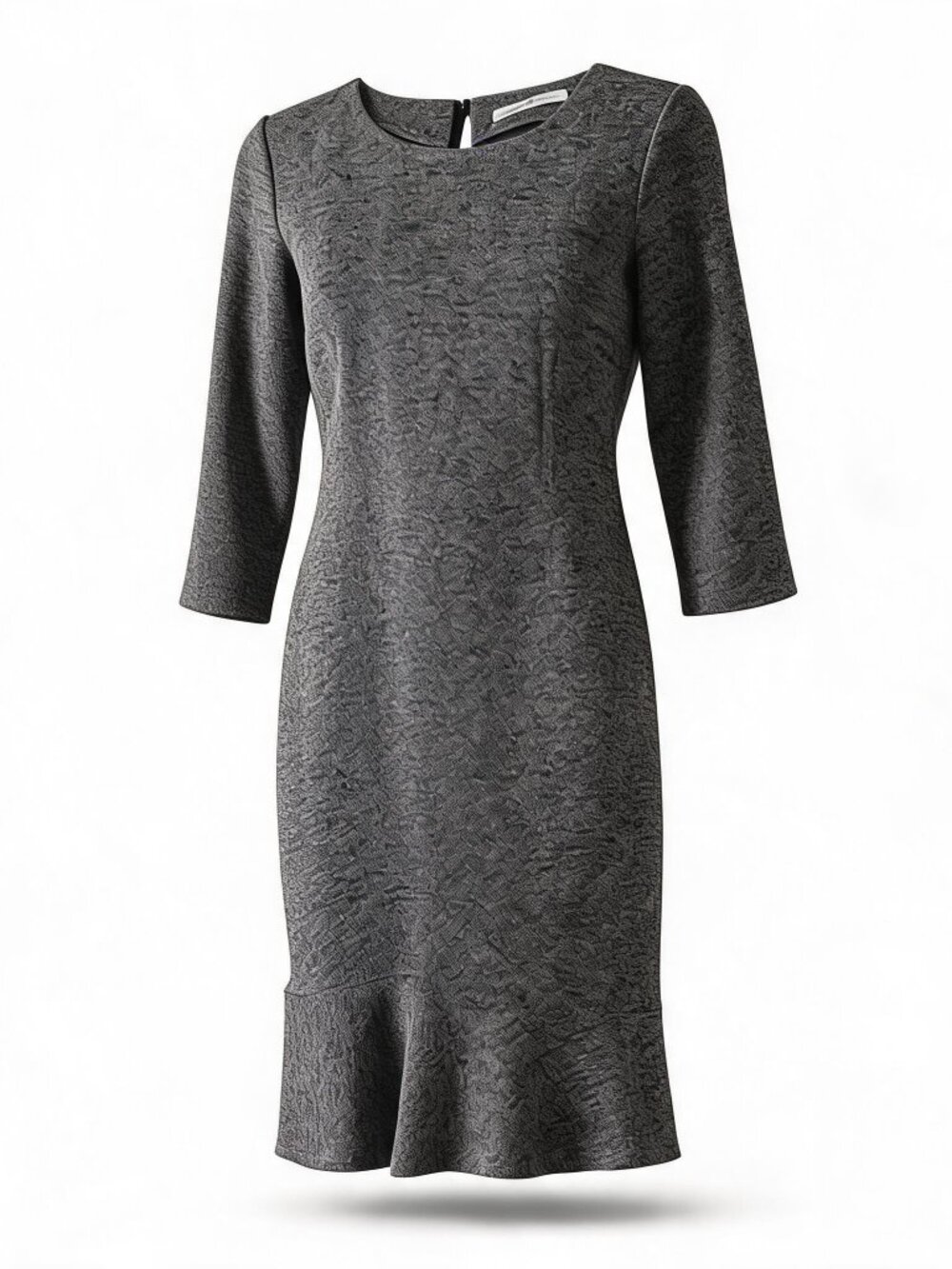 Chic Long Sleeve Gray Dress
